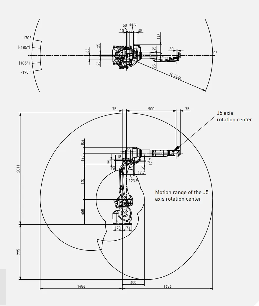 Сварочный робот Fanuc ARC Mate 100𝑖D/10L
